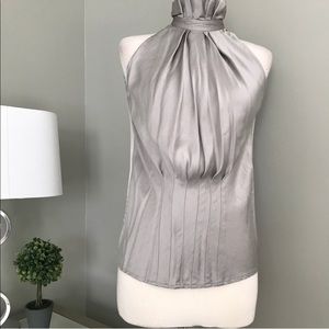 Lillie Rubin high neck silk blouse